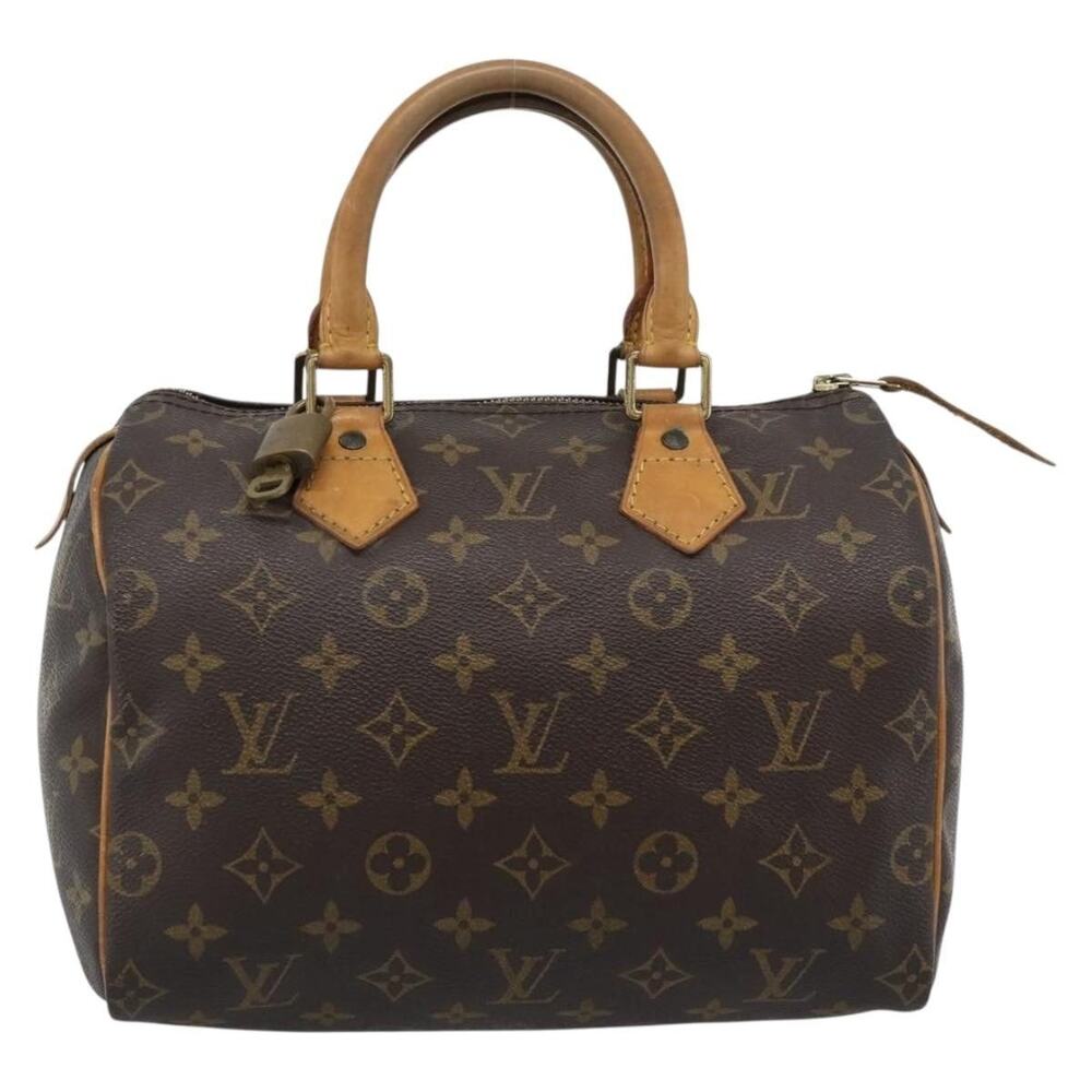 Louis Vuitton Monogram Speedy 30 Handbag Brown
